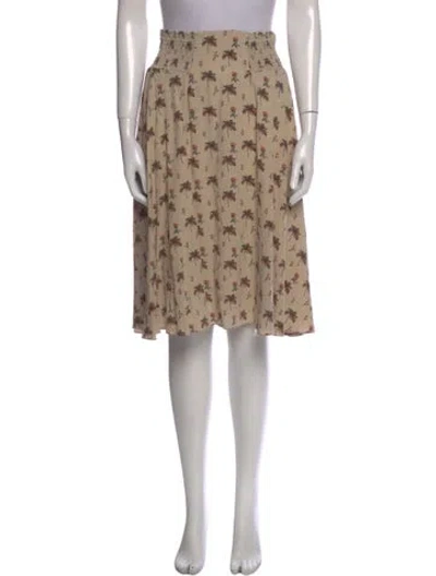 Pre-owned Prada 2017 Knee-length Skirt In Neutral