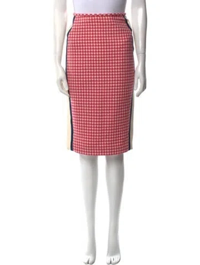Pre-owned Prada 2017 Knee-length Skirt In Pink