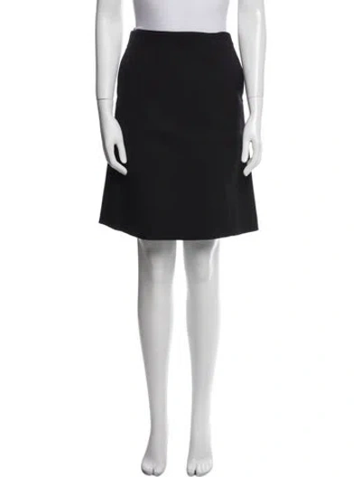Pre-owned Prada 2017 Knee-length Skirt W/ Tags In Black
