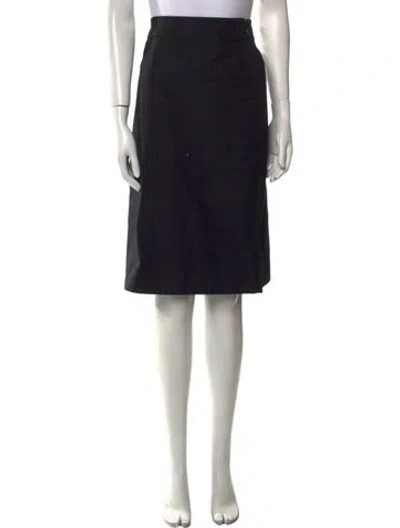 Pre-owned Prada 2017 Knee-length Skirt W/ Tags In Black