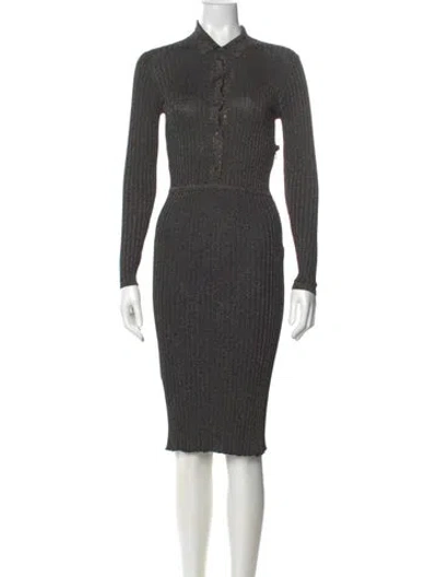 Pre-owned Prada 2017 Midi Length Dress In Multi