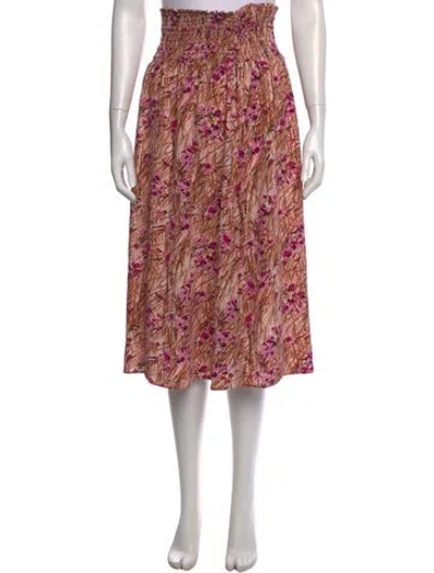 Pre-owned Prada 2017 Midi Length Skirt In Brown