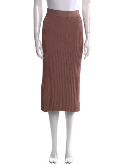 Pre-owned Prada 2017 Midi Length Skirt In Pink