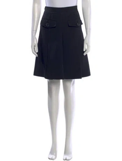 Pre-owned Prada 2017 Mini Skirt In Black