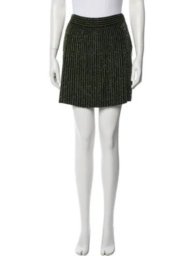 Pre-owned Prada 2017 Mini Skirt In Black