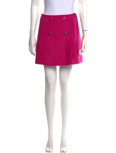 Pre-owned Prada 2017 Mini Skirt In Pink