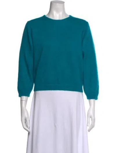 Pre-owned Prada 2017 Mohair Sweater In Blue