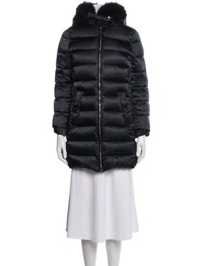 Pre-owned Prada 2017 Nylon Down Coat In Blue