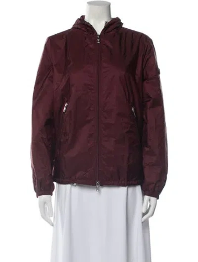 Pre-owned Prada 2017 Nylon Jacket In Red