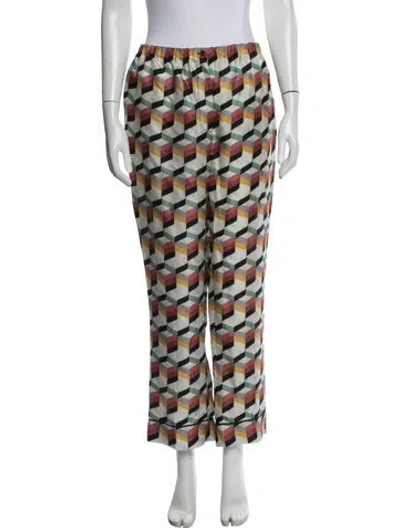 Pre-owned Prada 2017 Silk Pajamas In Neutrals