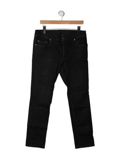 Pre-owned Prada 2017 Slim Fit Jeans In Black