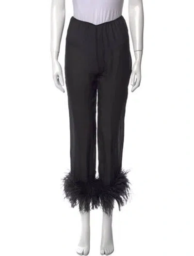 Pre-owned Prada 2017 Straight Leg Pants In Black