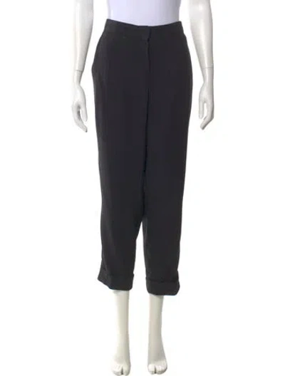 Pre-owned Prada 2017 Straight Leg Pants In Black