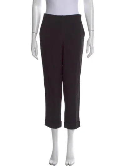 Pre-owned Prada 2017 Straight Leg Pants In Black