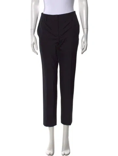 Pre-owned Prada 2017 Straight Leg Pants In Black