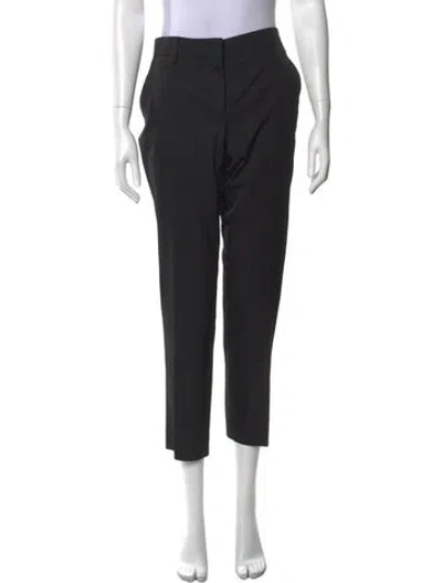 Pre-owned Prada 2017 Straight Leg Pants In Black