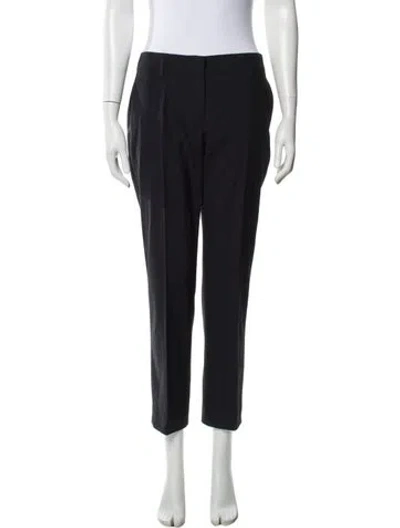 Pre-owned Prada 2017 Straight Leg Pants In Blue
