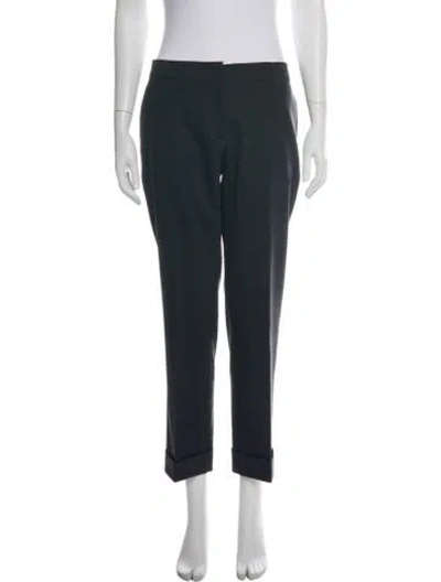Pre-owned Prada 2017 Straight Leg Pants In Gray