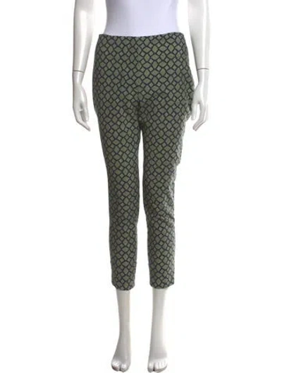 Pre-owned Prada 2017 Straight Leg Pants In Green