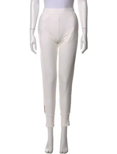 Pre-owned Prada 2017 Straight Leg Pants In Neutral