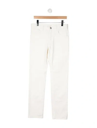 Pre-owned Prada 2017 Straight-leg Jeans In Yellow