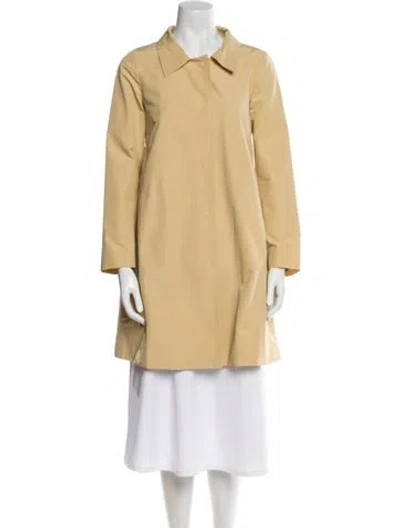 Pre-owned Prada 2017 Trench Coat In Neutral