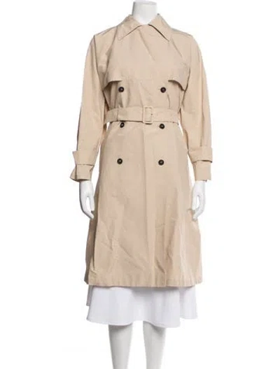 Pre-owned Prada 2017 Trench Coat In Neutrals