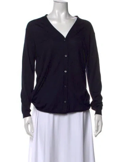 Pre-owned Prada 2017 Virgin Wool Sweater In Black
