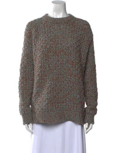 Pre-owned Prada 2017 Virgin Wool Sweater In Blue