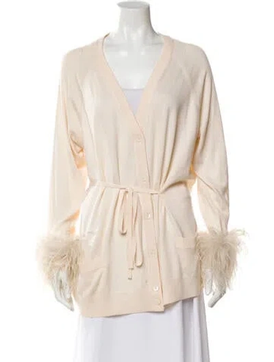Pre-owned Prada 2017 Virgin Wool Sweater In Neutral