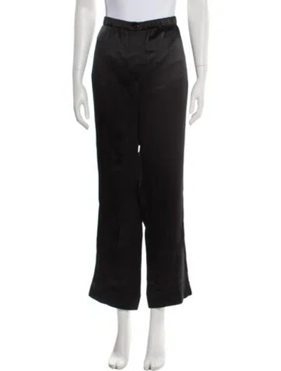 Pre-owned Prada 2017 Wide Leg Pants In Black