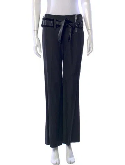 Pre-owned Prada 2017 Wide Leg Pants In Black