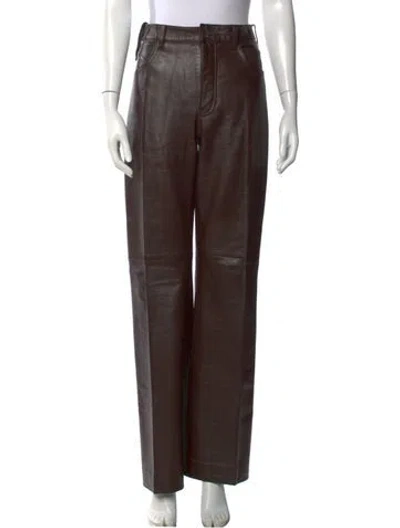 Pre-owned Prada 2017 Wide Leg Pants In Brown