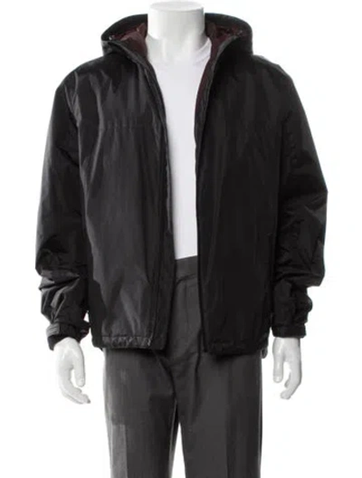 Pre-owned Prada 2017 Windbreaker In Black