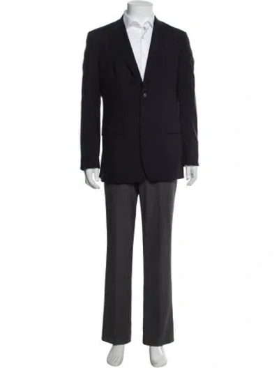 Pre-owned Prada 2017 Wool Blazer In Blue