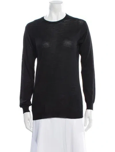 Pre-owned Prada 2017 Wool Sweater In Black