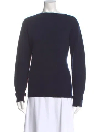 Pre-owned Prada 2017 Wool Sweater In Blue