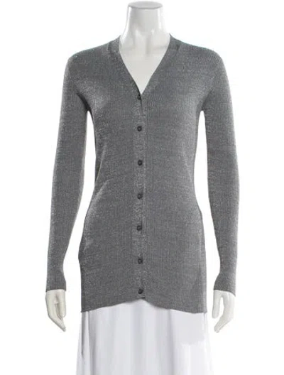 Pre-owned Prada 2017 Wool Sweater In Gray