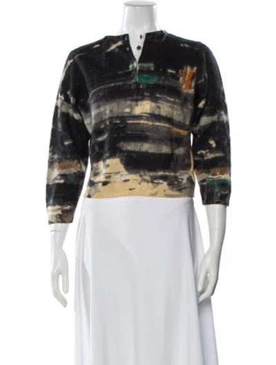 Pre-owned Prada 2017 Wool Sweater In White