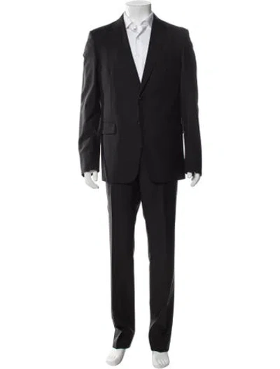 Pre-owned Prada 2017 Wool Two-piece Suit In Black
