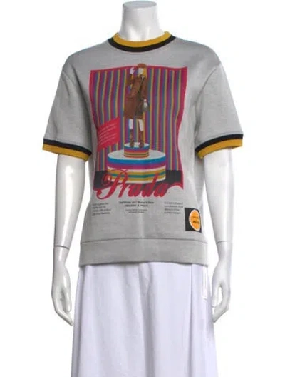 Pre-owned Prada 2017 X Oma/amo Sweatshirt In Grey