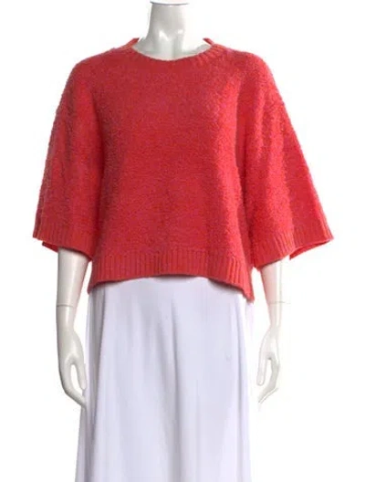 Pre-owned Prada 2018 Alpaca Sweater In Red