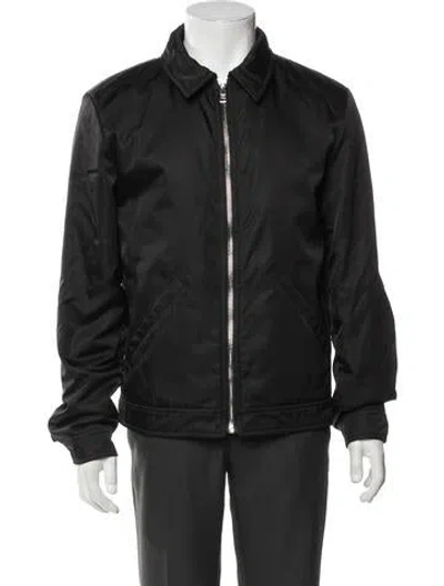 Pre-owned Prada 2018 Bomber Jacket In Black