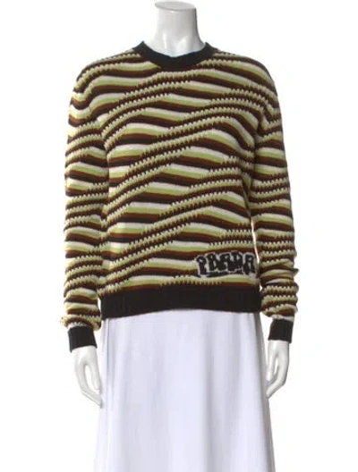 Pre-owned Prada 2018 Cashmere Sweater In Multi