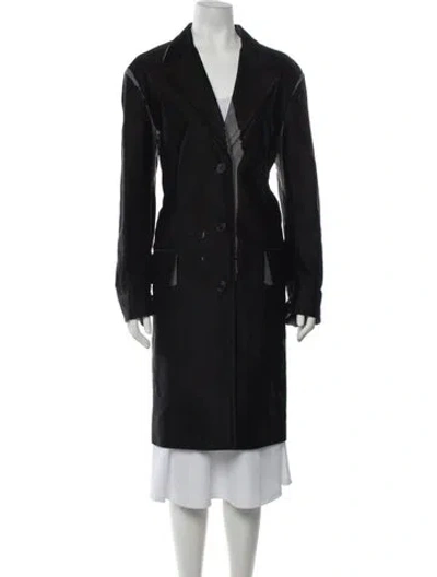 Pre-owned Prada 2018 Coat In Black