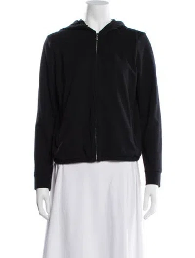 Pre-owned Prada 2018 Crew Neck Hoodie In Black