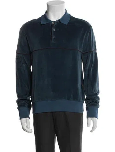 Pre-owned Prada 2018 Crew Neck Sweatshirt In Blue