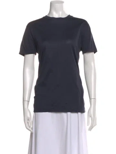 Pre-owned Prada 2018 Crew Neck T-shirt In Blue