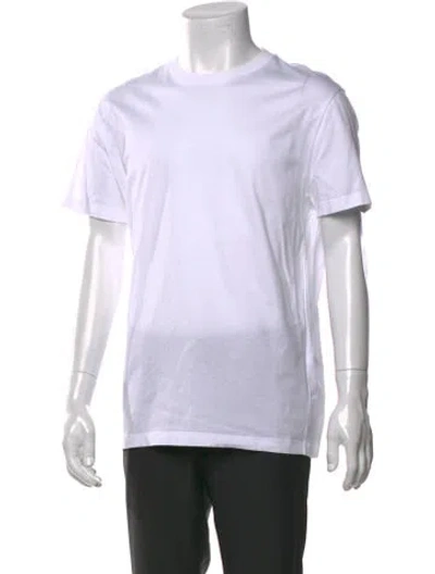 Pre-owned Prada 2018 Crew Neck T-shirt In White