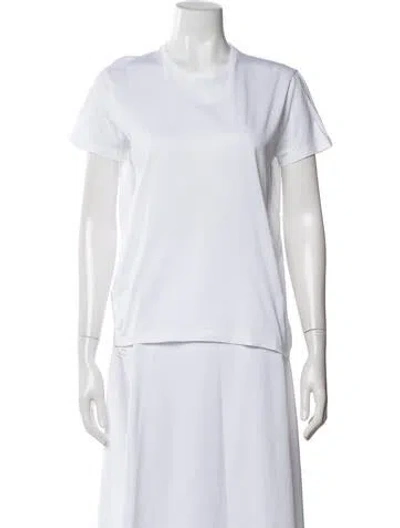 Pre-owned Prada 2018 Crew Neck T-shirt In White